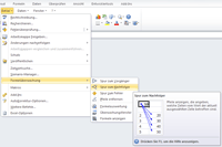 Classic Menü Extras in Excel